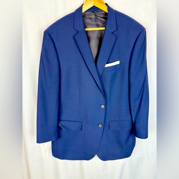 Men’s suit jacket navy blue